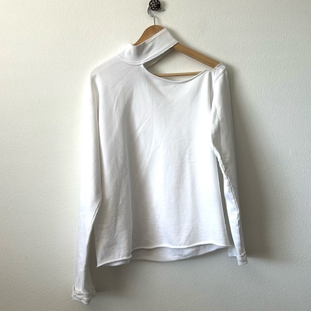 RtA Langley Woman Cutout Mock Neck Long Sleeve Sweater Size S
